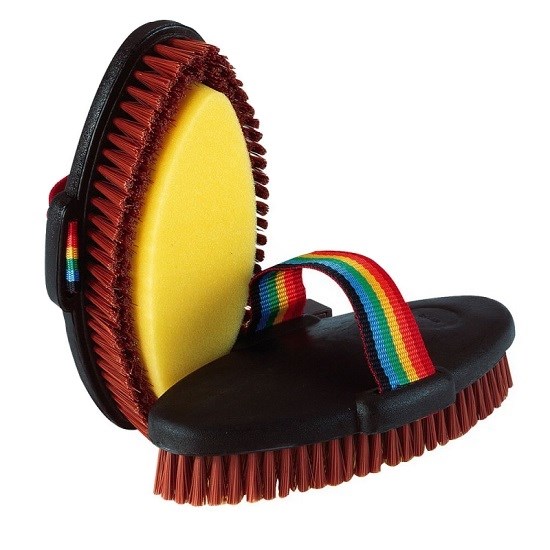 Щетка-губка Hippotonic для мытья лошади 50298