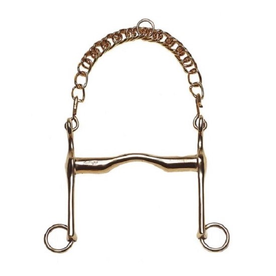 Мундштук дутый 23 мм медный 31011