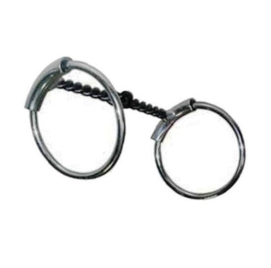 Трензель вестерн Brad Ren’s с витым черным грызлом 6 мм 90169