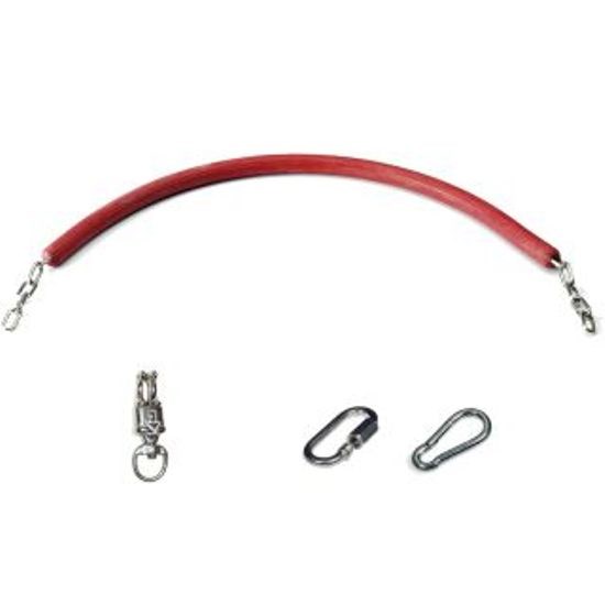 Развязка резиновая 115 см с карабинами 40563