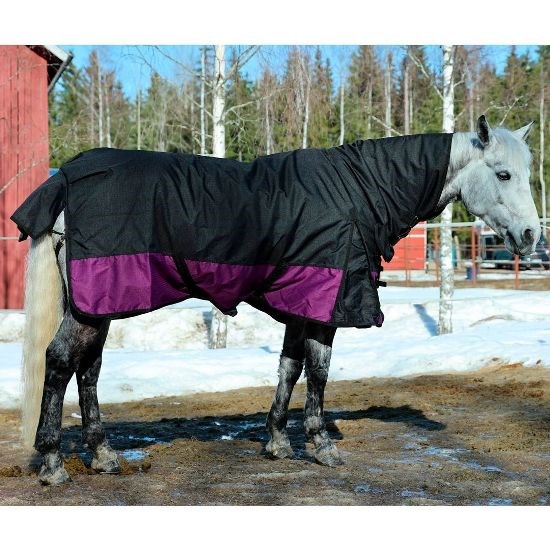 Попона Equitare 1200 D дождевая на флисе с капором 41066