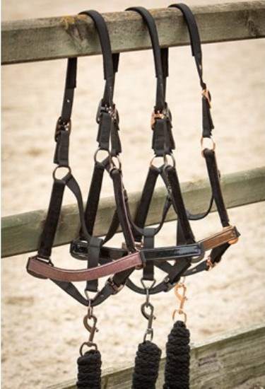 Недоуздок Metallic II с чумбуром 40146