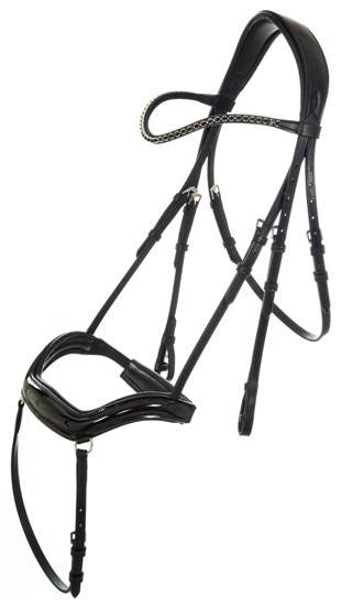 Оголовье LeatherArt 906 с анатом. капсюлем и поводом 20022