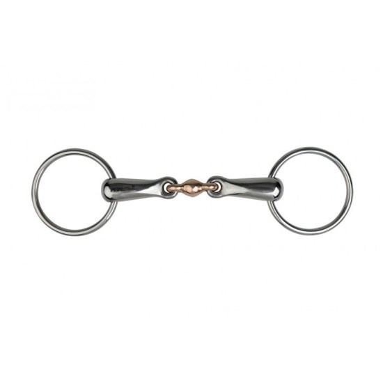 Трензель восьмерка с медной конфетой 20 мм 30155