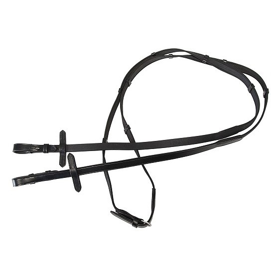 Повод прорезиненный HKM на крючках 21512