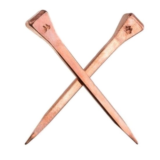 Гвозди Mustad E-slim Copper 4 - 51 мм (250 шт) 66522