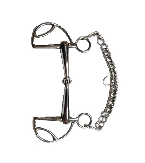 Пелям Kimblewick 18 мм простой дутый 32002