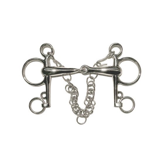 Пелям дутый 19 мм с короткими щечками 32023