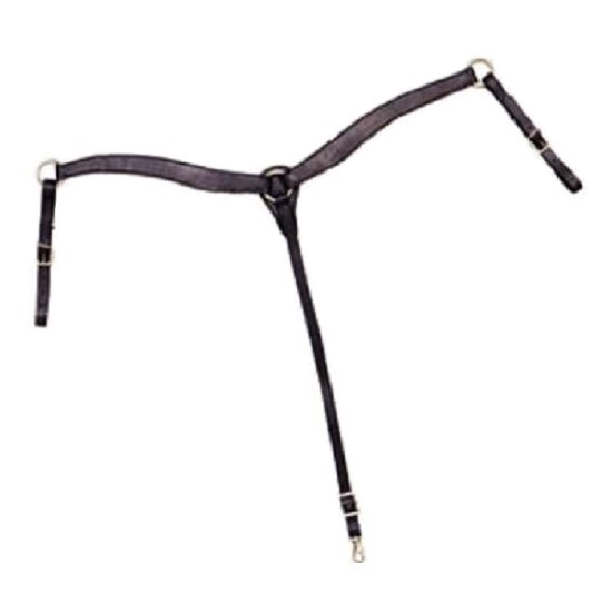 Подперсье вестерн Natowa широкое кожаное 90112