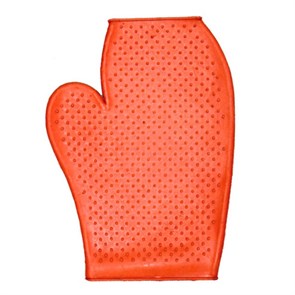 Перчатка резиновая для мытья лошади 50142