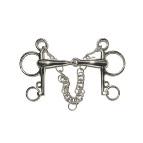 Пелям дутый 19 мм с короткими щечками 32023